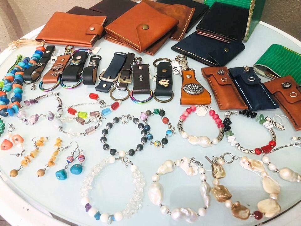 Some of Yahya's creations.