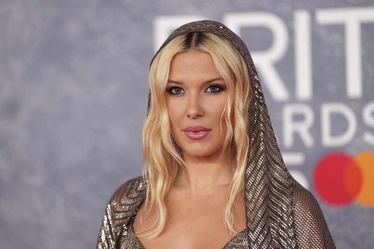 Millie Bobby Brown at the Brit Awards on March 1. Photo: AP