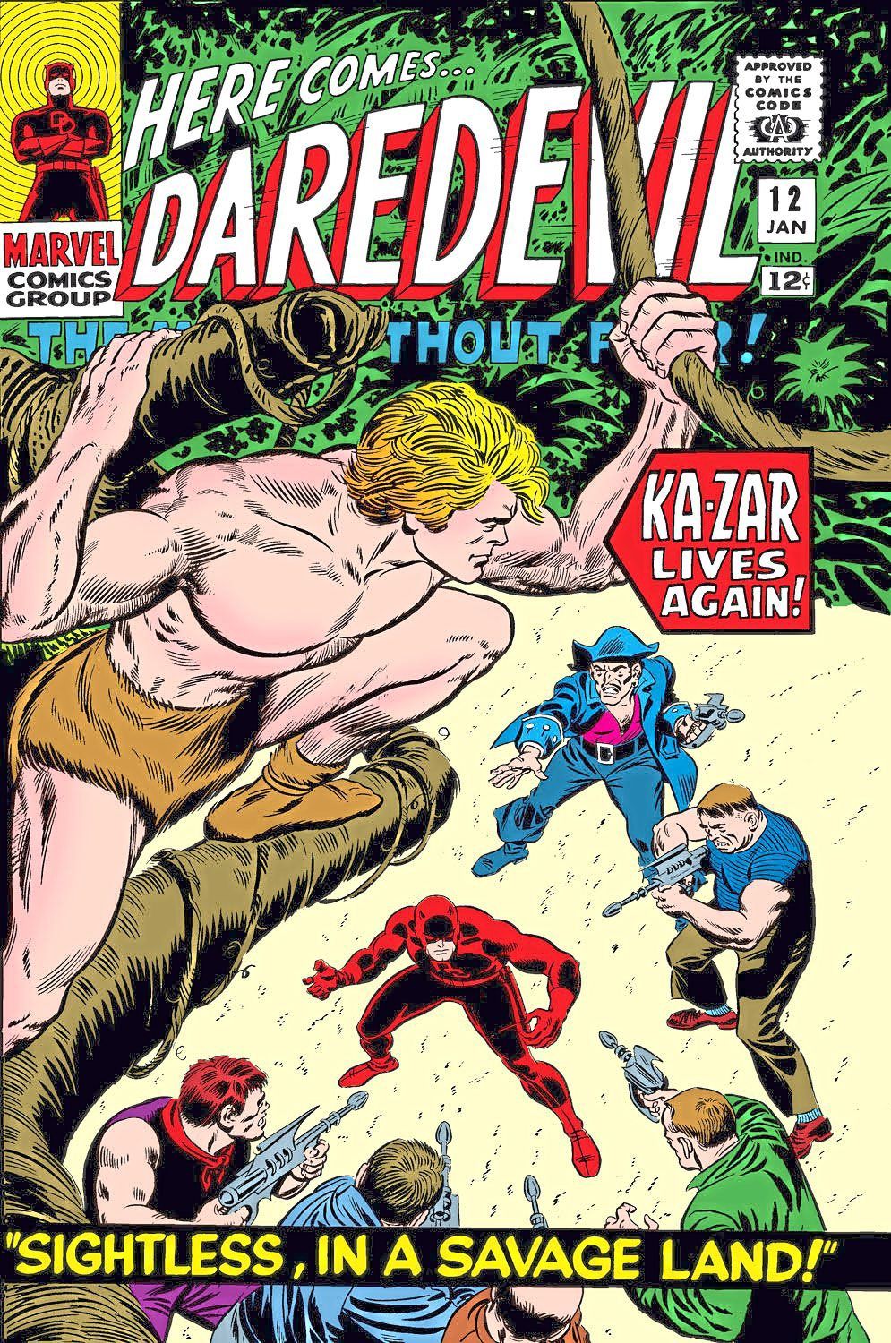 Ka-Zar’s early adventures often pitted him against characters who were more in his own weight class.