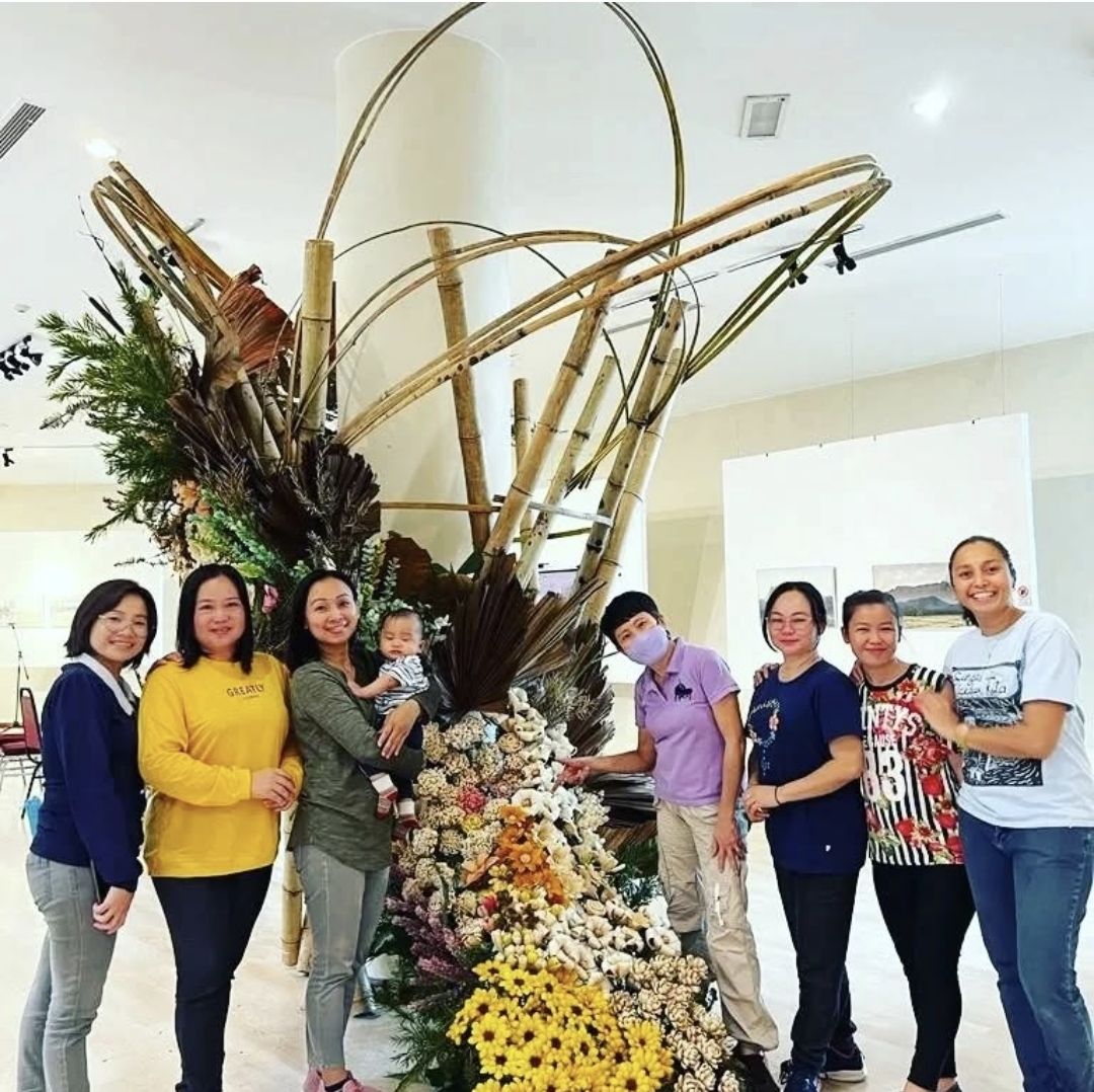 With a bit of creativity, corn husk can be transformed into decorative flowers, showcased at Sabah Art Gallery in Kota Kinabalu. Photo: Farni Milis 