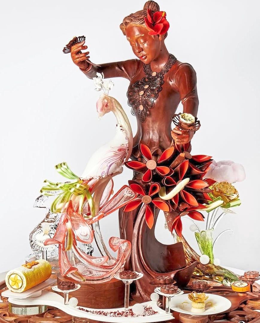 Culinary excellence: Team Malaysia’s sweet creation, featuring complex, intricate elements that pay tribute to Malaysian heritage.