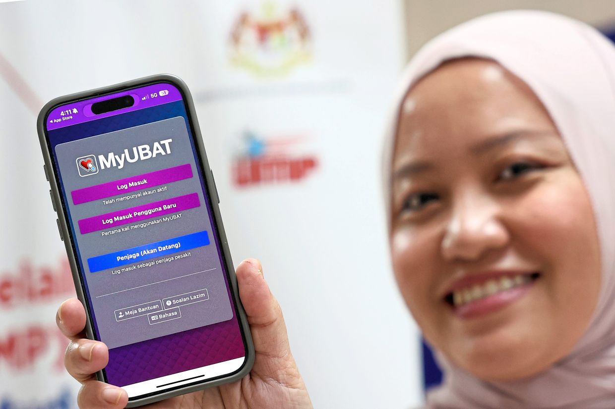 Patients can easily sign up for the free medicine postage service or UMP via the MyUbat mobile app. 