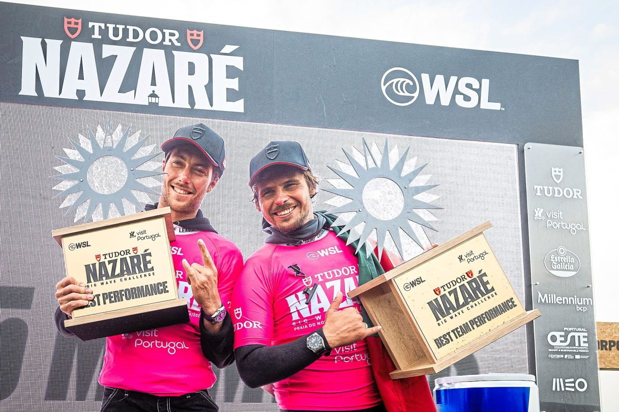 Team Tudor comprising Roseyro (left) and von Rupp won the Best Team Performance award.