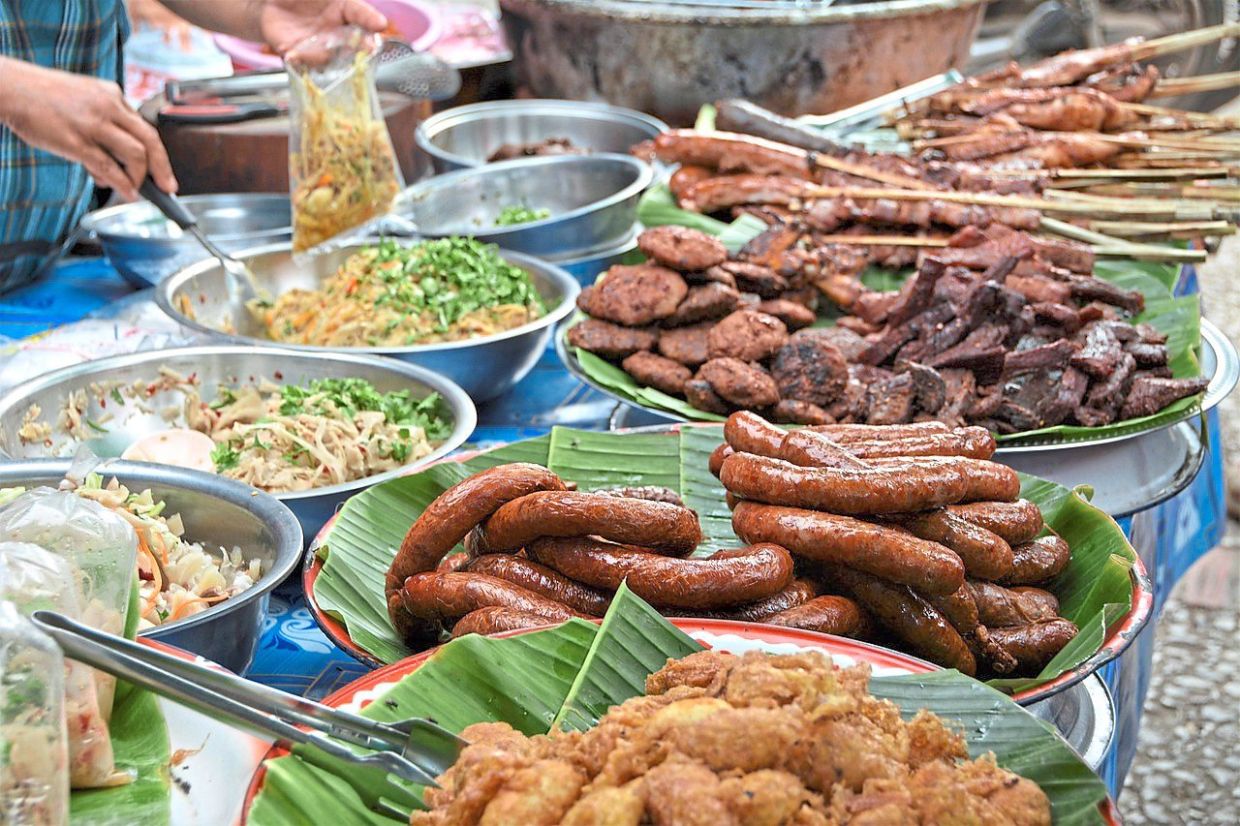 A market at Luang Prabang with all the local goodies. —Photos: Pixabay