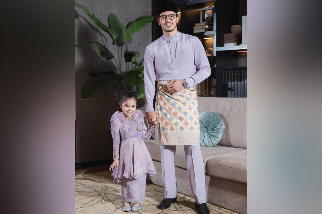 Fattah Amin is looking forward to spending quality time with his daughter Fatima this Raya. Photo: Fattah Amin/Instagram