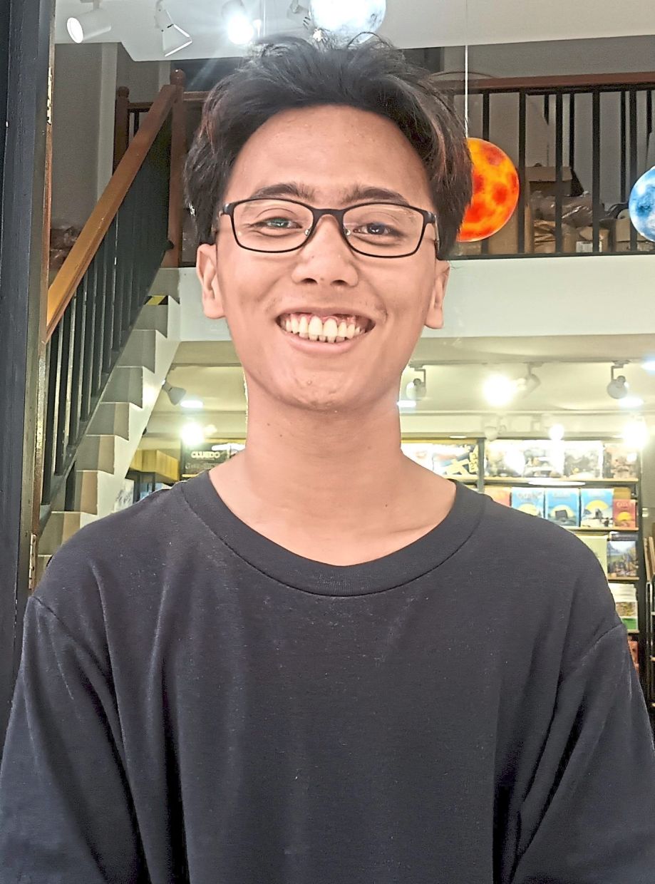 It’s that time of the year: (From left) Mohd Alif Aiman, Fatin and Syed Azamuddin Rizal.