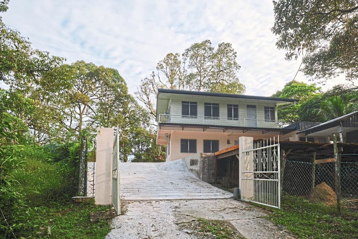The park’s terrace house perched on a hill.