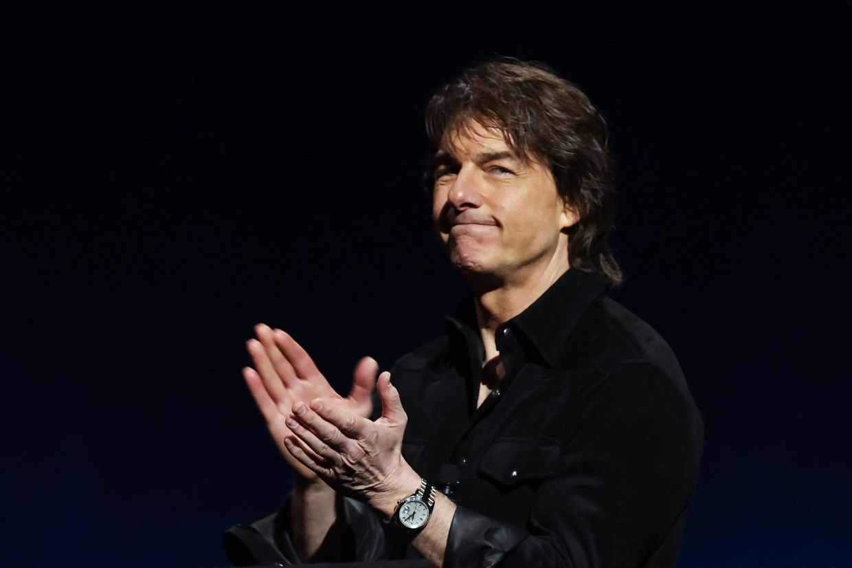 Tom Cruise on Thursday introduced a new trailer for 'Mission: Impossible - The Final Reckoning', out May 23. Photo: AFP