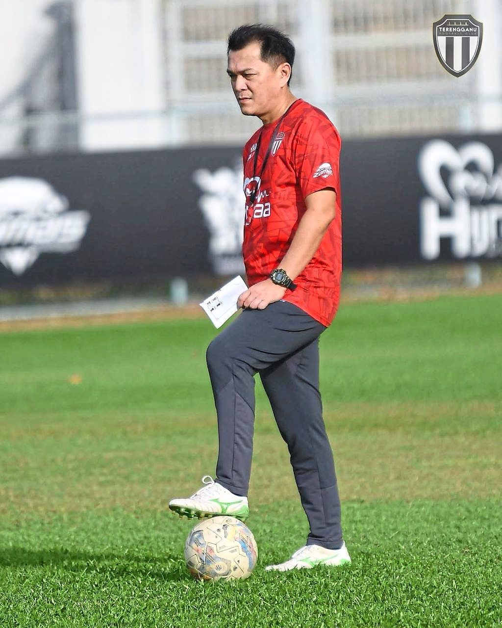 Coach Badrul Afzan Razali is preparing the team for a cruncher against Selangor today.