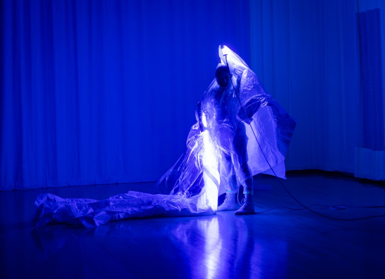 Louise Michel Jackson’s 'Bright Worms', a multidisciplinary performance, pays homage to bioluminescent creatures while imagining a future where humans can generate their own light. The work will be presented at Straddle 2025 at Five Arts Centre in GMBB, Kuala Lumpur on April 11. Photo: Nicolas Blaux
