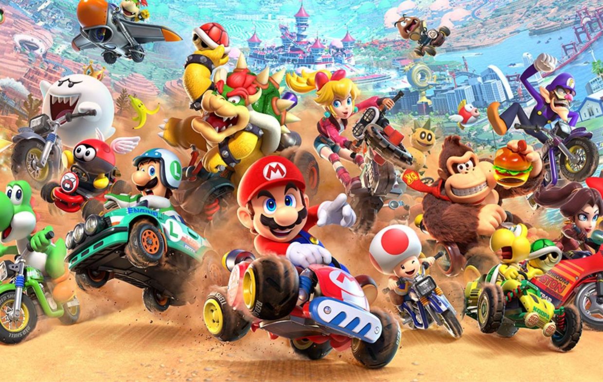 'Mario Kart World' brings an open world concept, and players can simply take their go-kart out to explore the landscapes in between various new race courses.