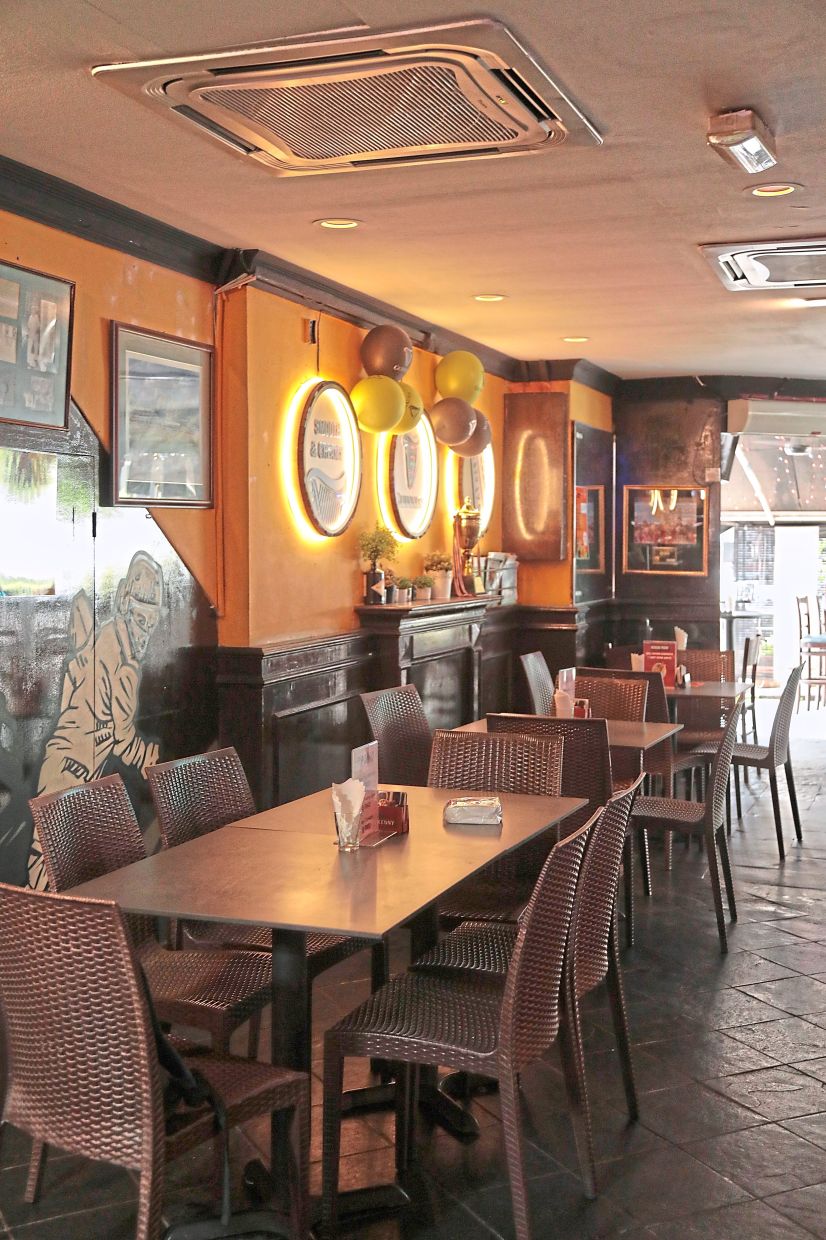 The eatery’s cosy interiors have welcomed sports personalities and fans.