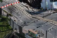 Two trapped in metro construction site collapse near Seoul