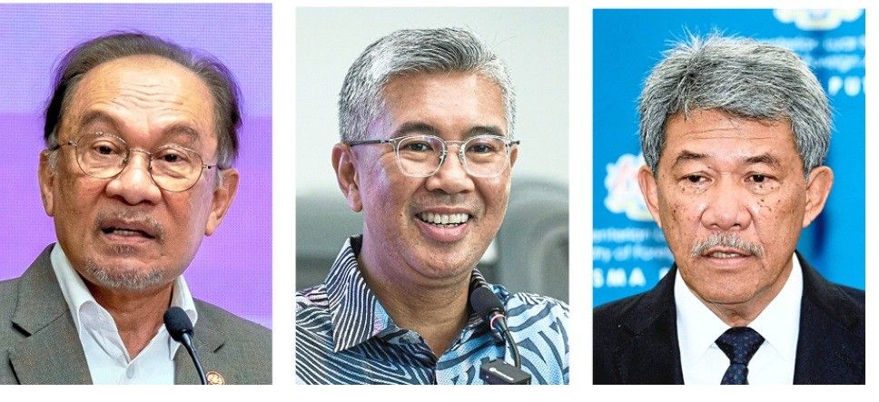Crossed wires: It has been a hectic week for our Ministers who got grilled over Trump's tariffs - (From left) Anwar has remained calm and reassuring; Tengku Zafrul is preparing to head to the US for negotiations; and Mohamad Hasan has had to spar with Dr Mahathir about Malaysia’s foreign policy. — Photos: Bernama/The Star