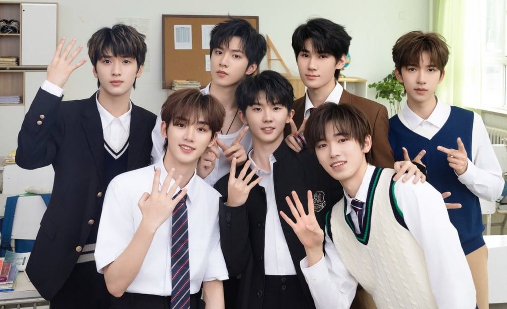 The boy band Teens in Times is hugely popular with young people in China. - Photo: Handout