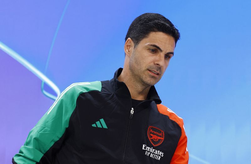 Soccer-Arsenal will not rest players for Crystal Palace clash, says Arteta
