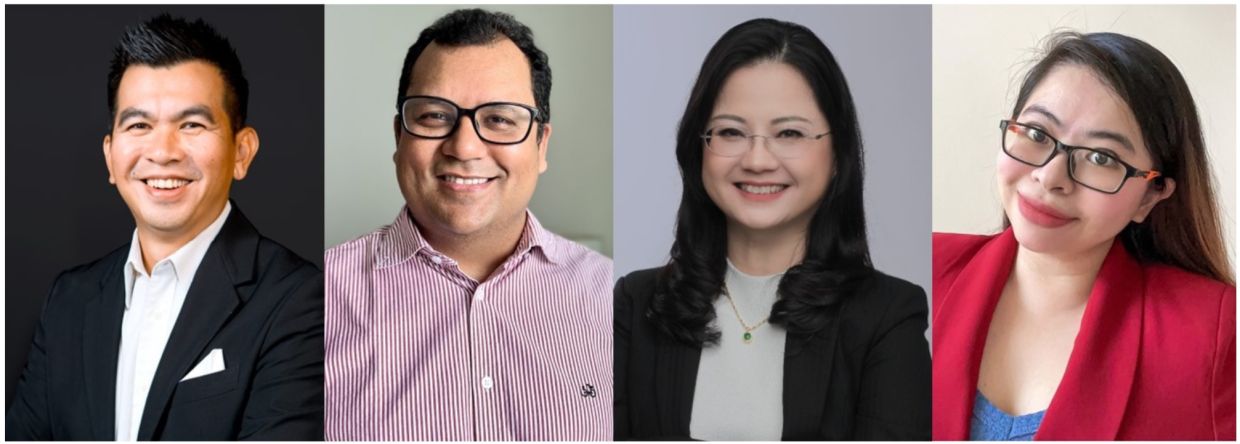 MDA new leadership 2025-2026: (From left) Nicholas Sagau, Pranav, Wang and Cindy. MDA is reinforcing its commitment to keeping pace with the rapidly changing digital media and marketing landscape.