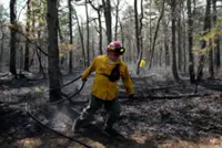 New Jersey wildfire could become state's largest in about 20 years
