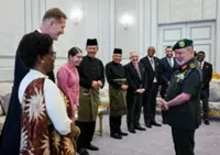 King receives credentials of eight foreign envoys