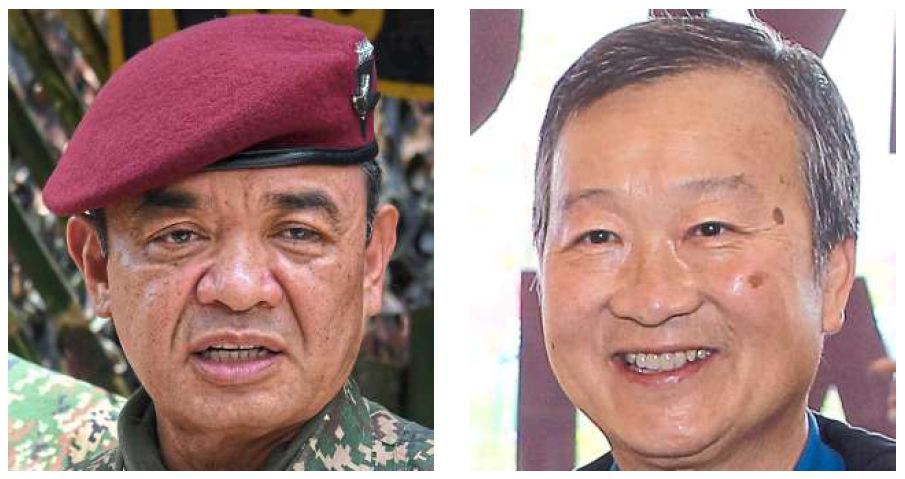 Congratulations: Jen Muhammad Hafizuddeain (left) and Yap were among those honoured.