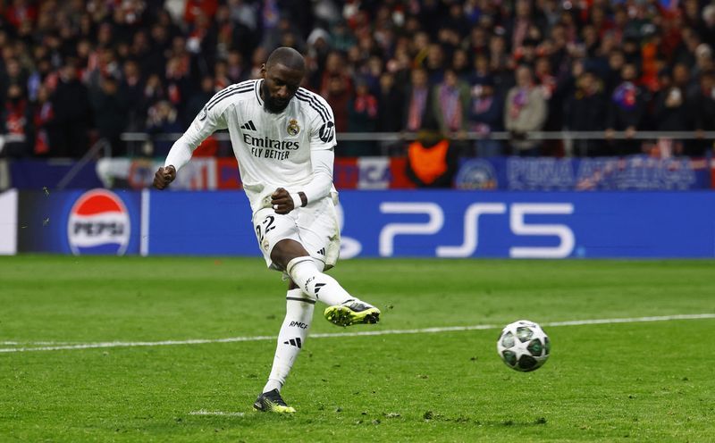 Soccer-Real's Ruediger undergoes knee surgery