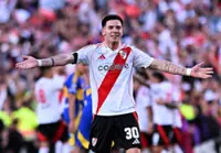 Soccer-Geography exam on hold as River's Mastantuono nets stunner