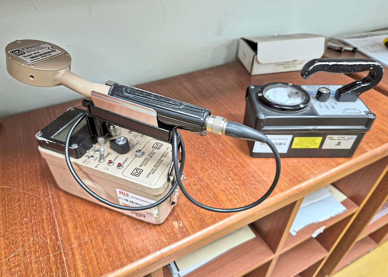 A Geiger Counter, used to measure radiation, which is still in use by Atom Malaysia. — Bernama