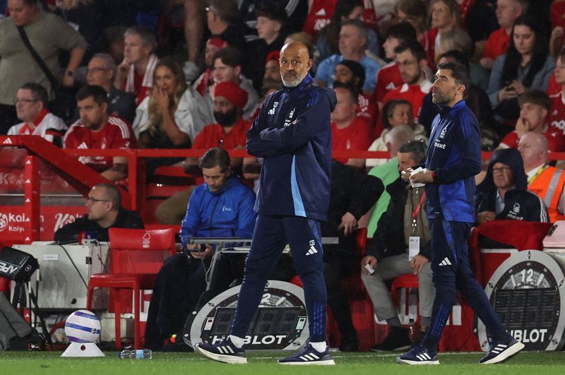 Soccer-Forest manager urges players to give it all in last four games of season