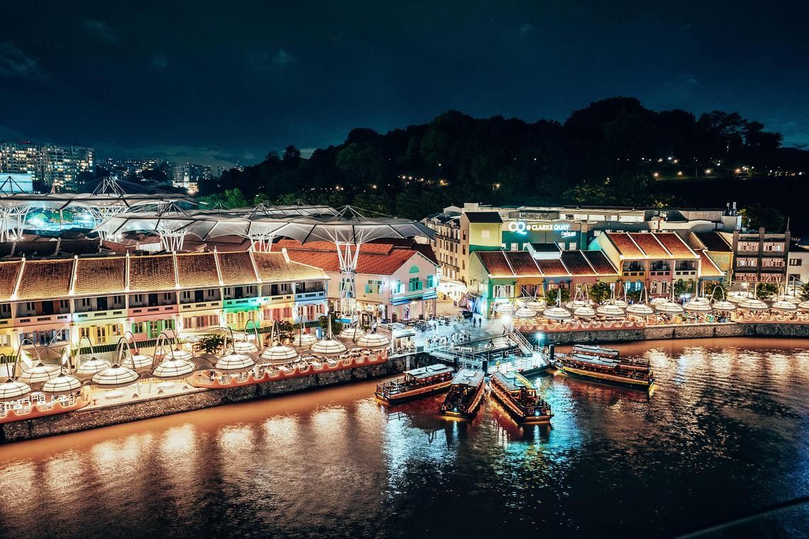 The Clarke Quay area is moving away from its nightlife roots. -- PHOTO: CQ @ CLARKE QUAY