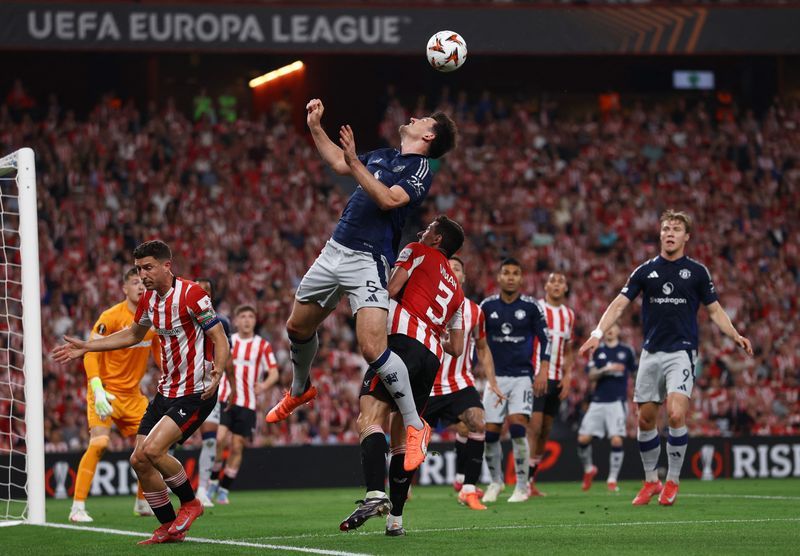 Soccer-Maguire revels in 'Harrydinho' tag after United's Europa League win