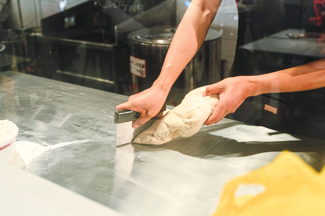 The dough is an important component of the noodles and is made up of water and flour. — Mee Tarik Jalan Sultan
