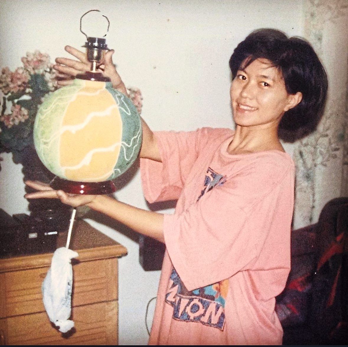 ‘Every experience teaches you something,’ says Rosmah, pictured with a vase she made during the early days of her ceramics business. Photo: Intan Zulaika Nor Arfudi