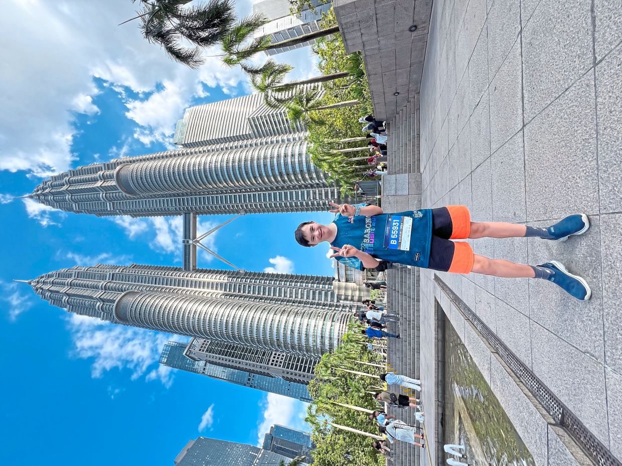 Running teaches Alexander important life lessons like perseverance.
