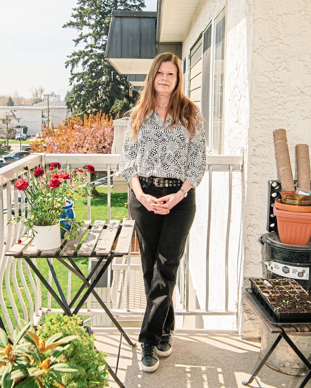 Robertson at her home in Chilliwack. — Alana Paterson/The New York Times