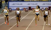 Athletics-Clayton twins shine in Diamond League 100m, Tebogo wins 200m by a whisker