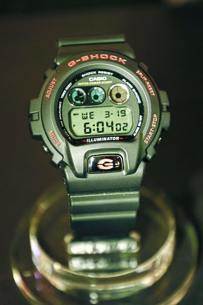 The DW-6900 30th Anniversary Casio G-Shock has a very familiar face.
