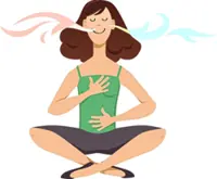 Breathing from your belly is the best