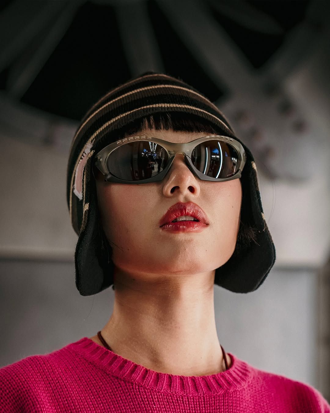 Sporty eyewear are also seen as high fashion. Photo: Instagram/Oakley