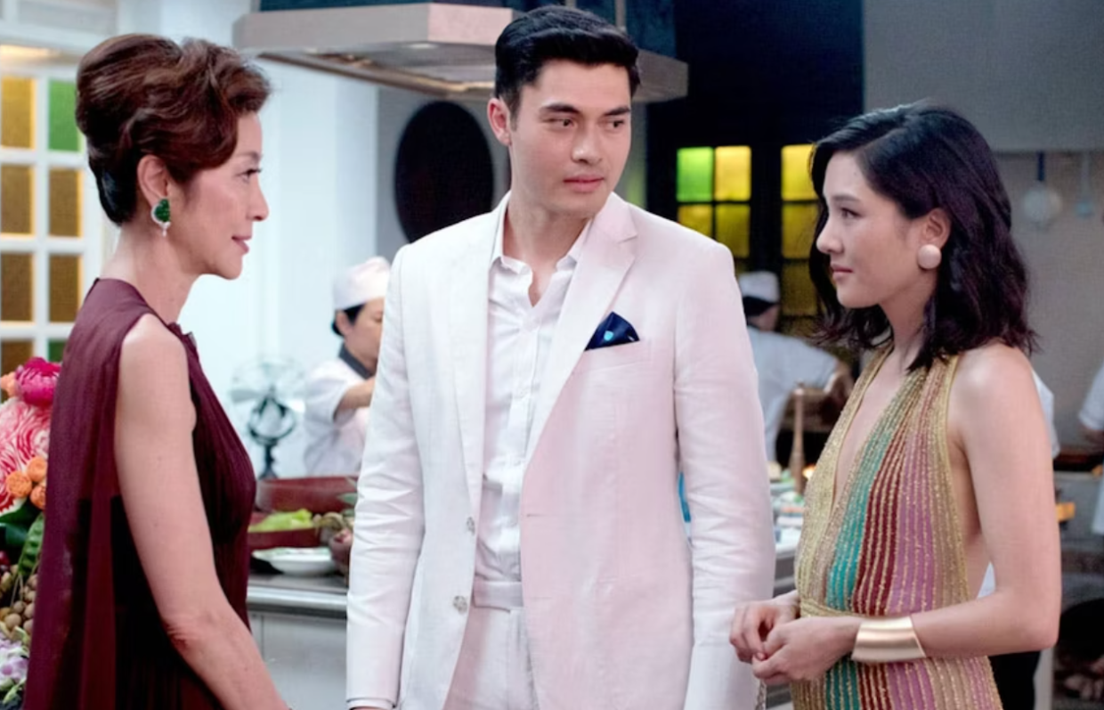 Golding starred opposite Michelle Yeoh (left) and Constance Wu in the hit movie 'Crazy Rich Asians'. Photos: Handout