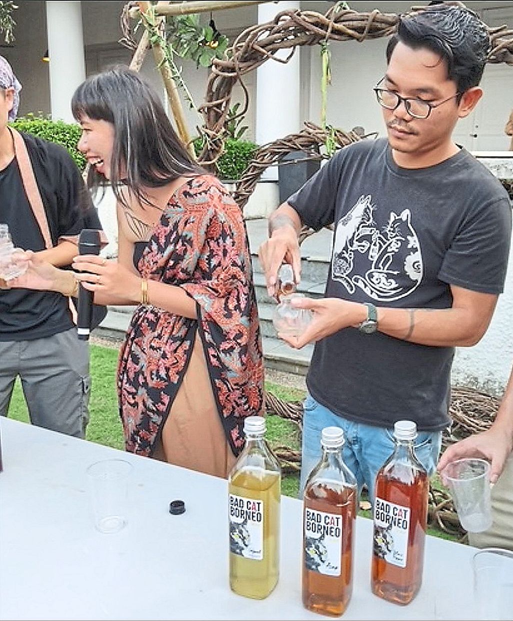 Maynard said he believes in educating customers on the history and cultural significance of tuak.