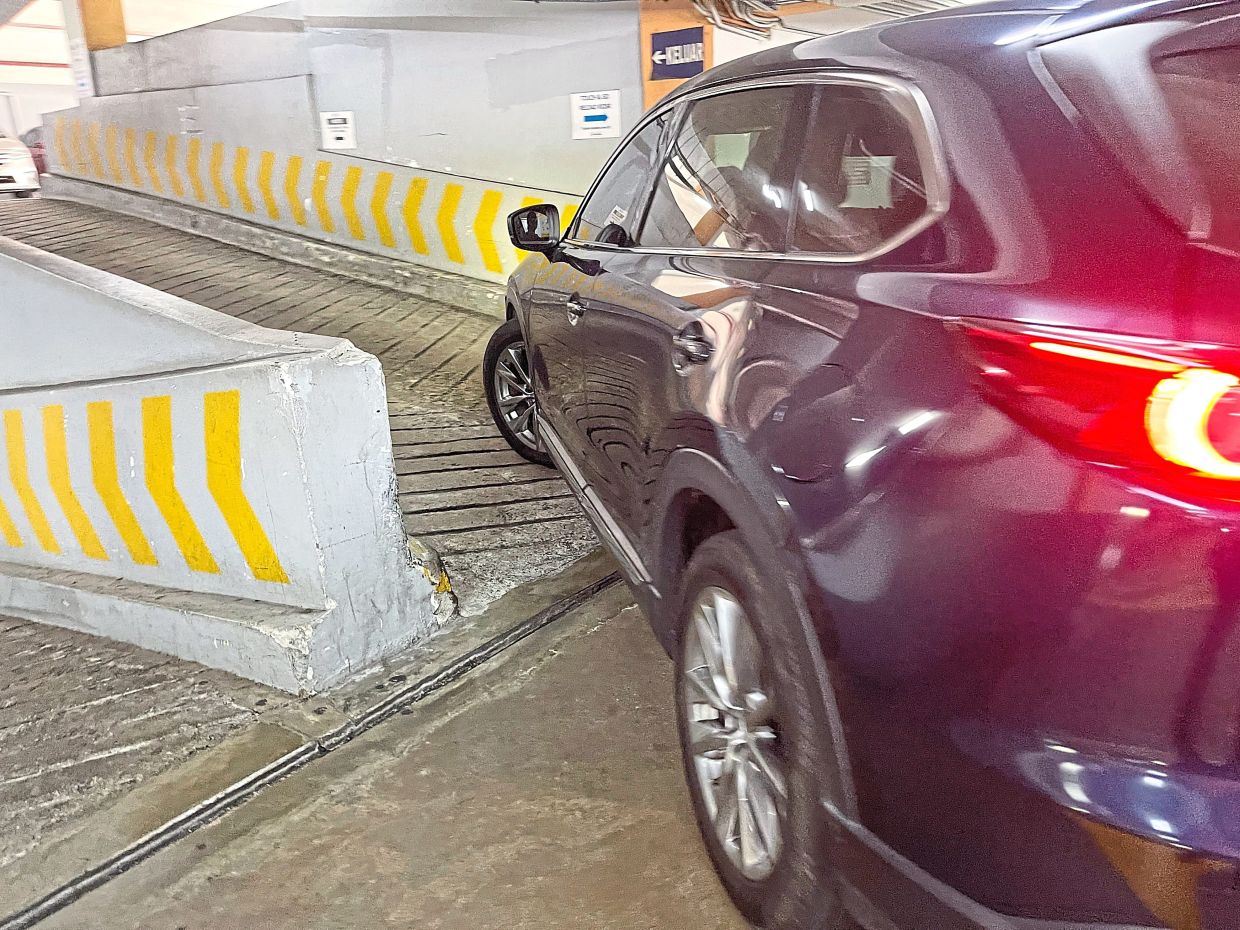 Motorists risk getting their cars damaged by narrow ramps.