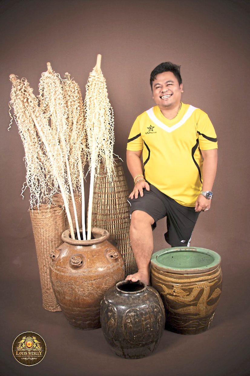 'Never in a million years did I think I’d go from being a salesman to a sugu tinggi crafter,' says Louis. Photo: Tayren Gorden