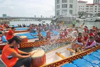 Dragon-riding Penangites to row it out