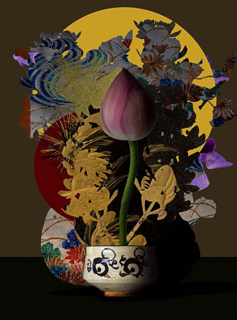 A closer look at Shinya Masuda’s 'Hojo Zanmai' artwork. Photo: Artemis Art
