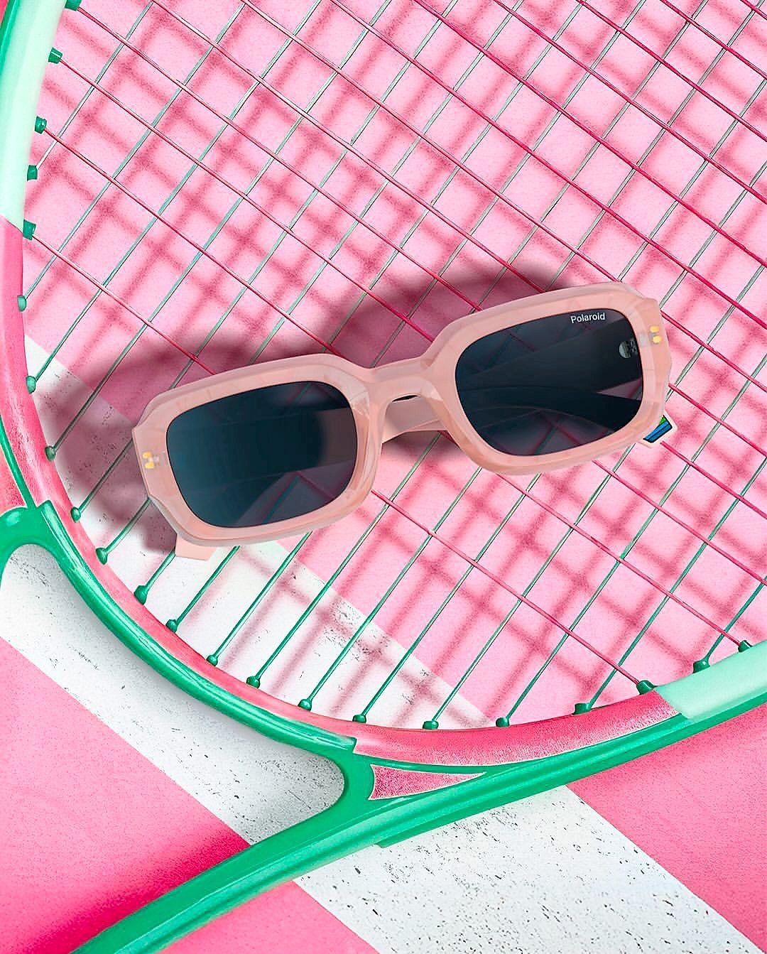 Polaroid's brightly coloured frames can draw attention to your face. Photo: Safilo