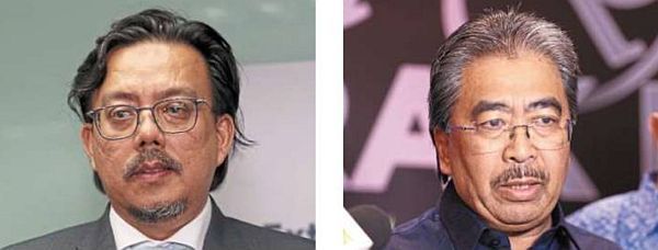 Too short: Mohamad Ezri (left) and Johari were among those who expressed their disappointment.