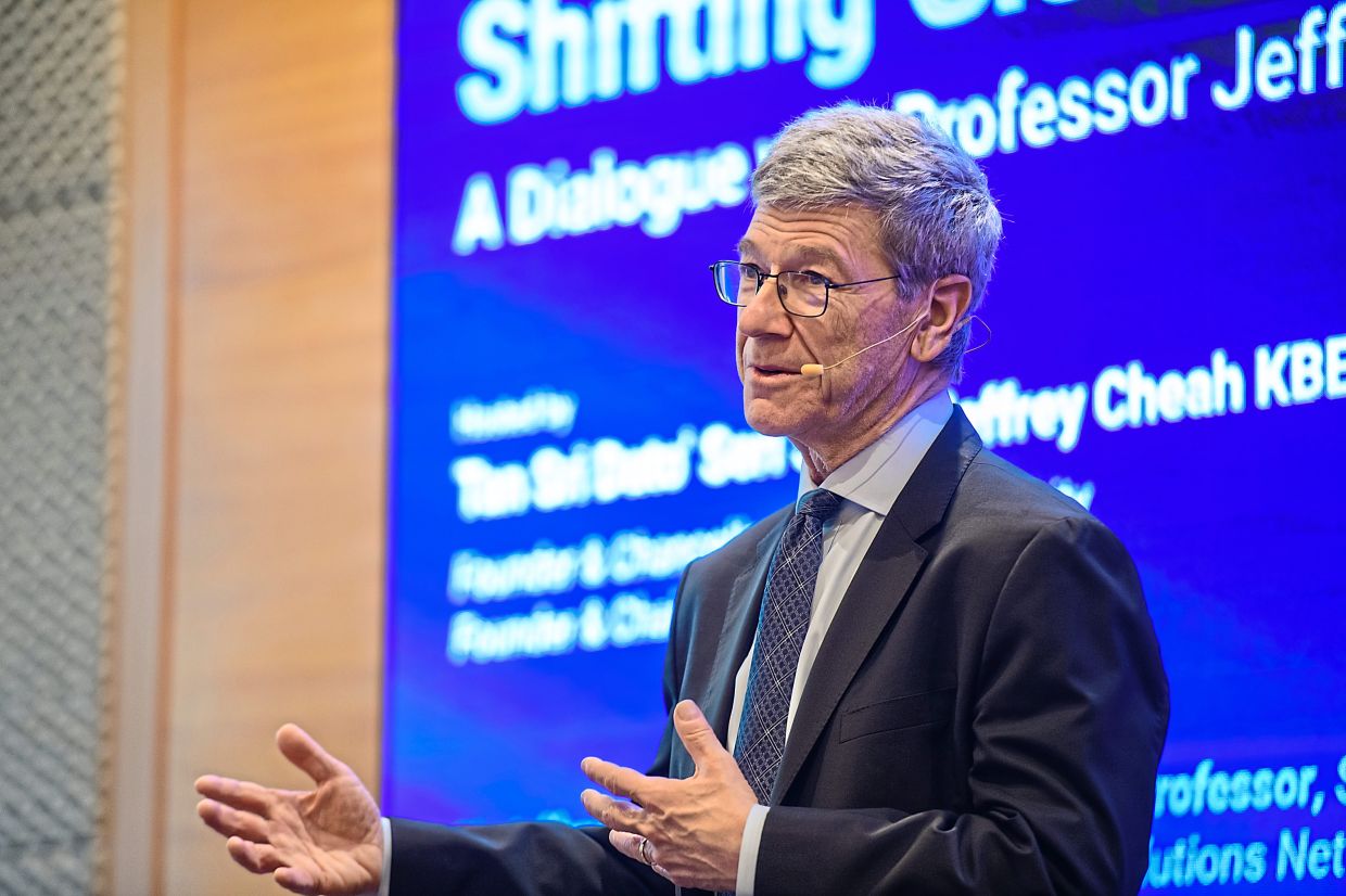 Prof Sachs says the US is going through a ‘Cultural Revolution’, which he believes could last around 20 years. 