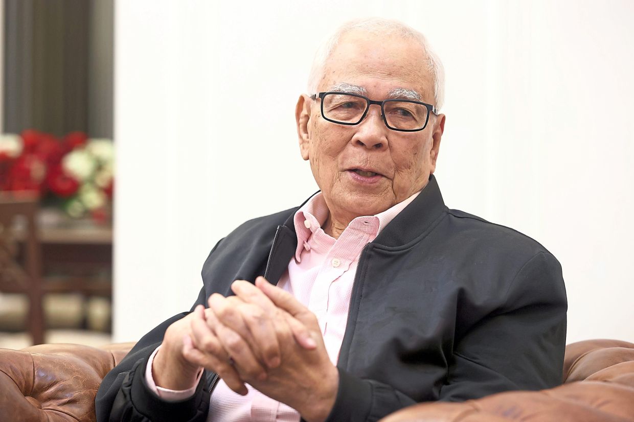 Abdul Rahim notes that there are subtle differences between Sultan Ibrahim’s royal regalia as the King of Malaysia and as the Johor Ruler. — THOMAS YONG/The Star