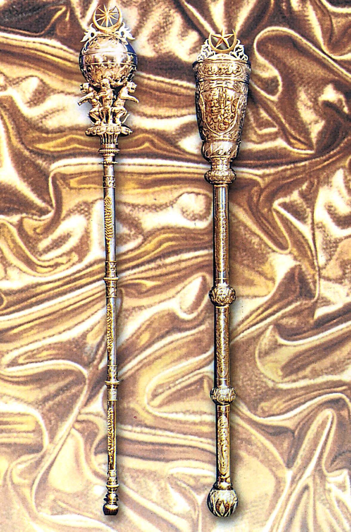 The Cogan Alam (left) and the Cogan Agama.