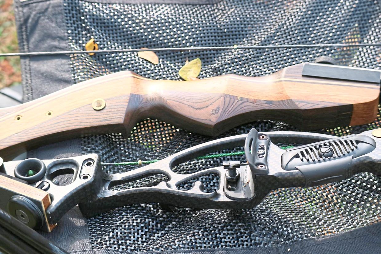 Samick Sage and the Martin Panther Takedown Recurve Bow.